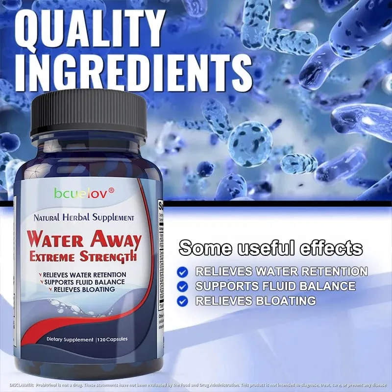 Bcuelov diuretic weight loss supplement capsules help eliminate excess water bloating edema healthy urination cleansing — image 3
