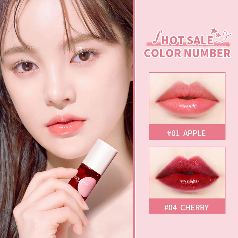 ลิปกลอส Tint แต่งหน้า Cheek Tint Blush Moisturizing Mirror Liquid ลิปสติก Waterproof Long Lasting Lip Glaze เครื่องสำอางค์ — image 3