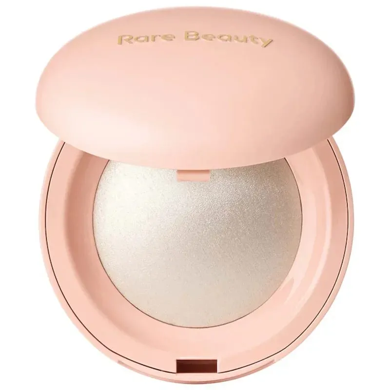Rare Beauty Powder Blush Highlight Brighten Highlighter Mirror ชุดแต่งหน้าใบหน้าเรืองแสงติดทนนานเพื่อผิวกระจ่างใสอย่างเป็นธรรมชาติ