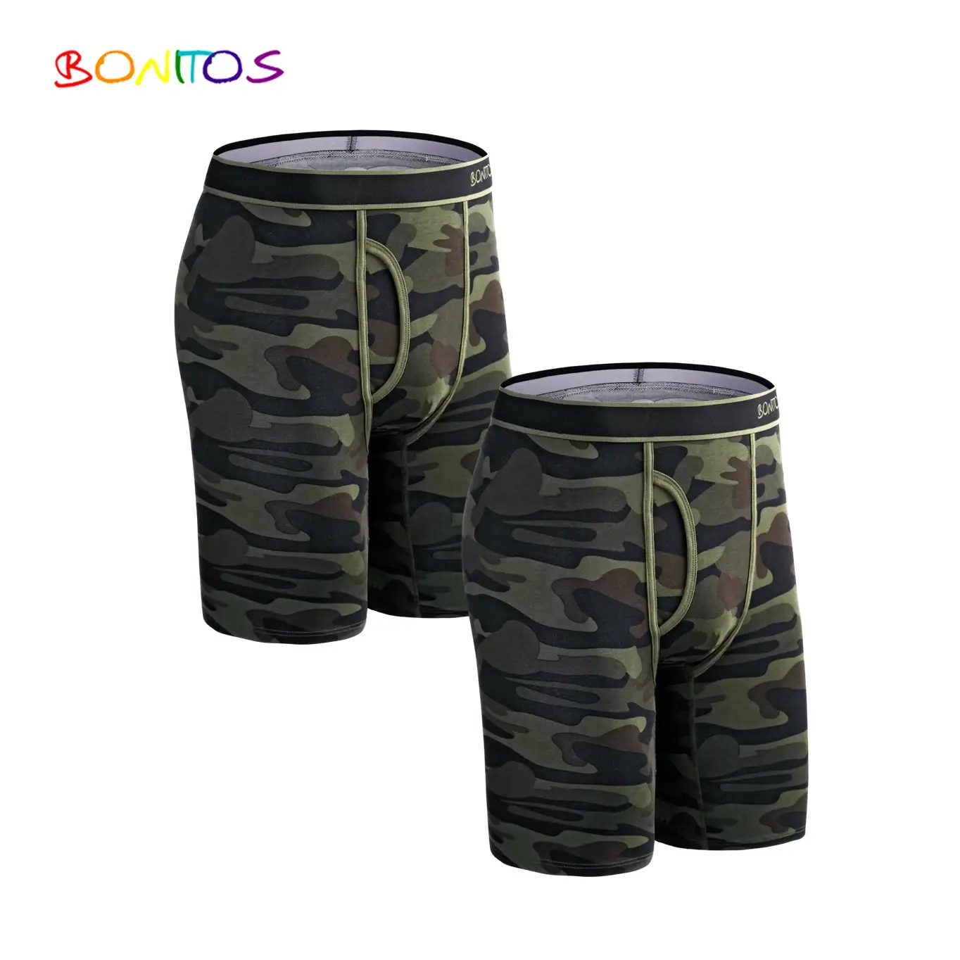 2pcs Pack Long Leg Boxer Shorts Men Panties Kit Homme Underpants Boxershorts Slip Underwear for Man Cotton Male Sexy Set Box Gym — image 12