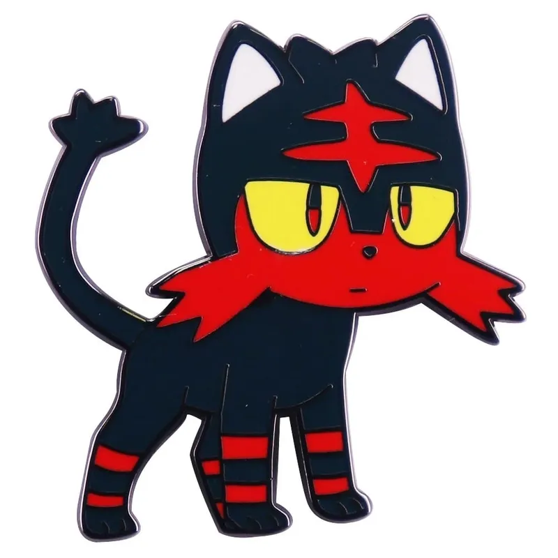 Pin Enamel Pokemon Gengar Dan Pin Lapel Pikachu untuk Beg galas Lencana Roti Kerongsang Pingat untuk Pakaian Hadiah Perhiasan untuk Rakan