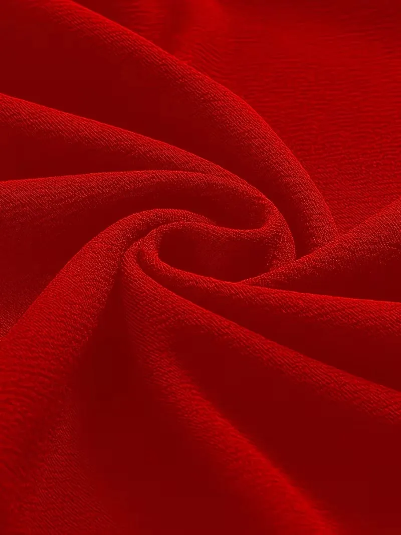 Women Red Elegant Sleeveless V Neck Ruched Slim Work Cocktail Party Summer Bodycon Pencil Midi Dress — image 5