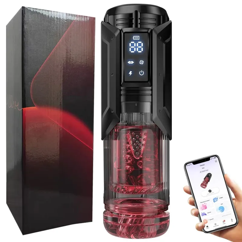 APP Control Automatische Männliche Masturbator Tasse Rotierenden Lecken Soting Masturbation Vagina Pusssy Blowjob Sex Spielzeug Für Männer — image 10