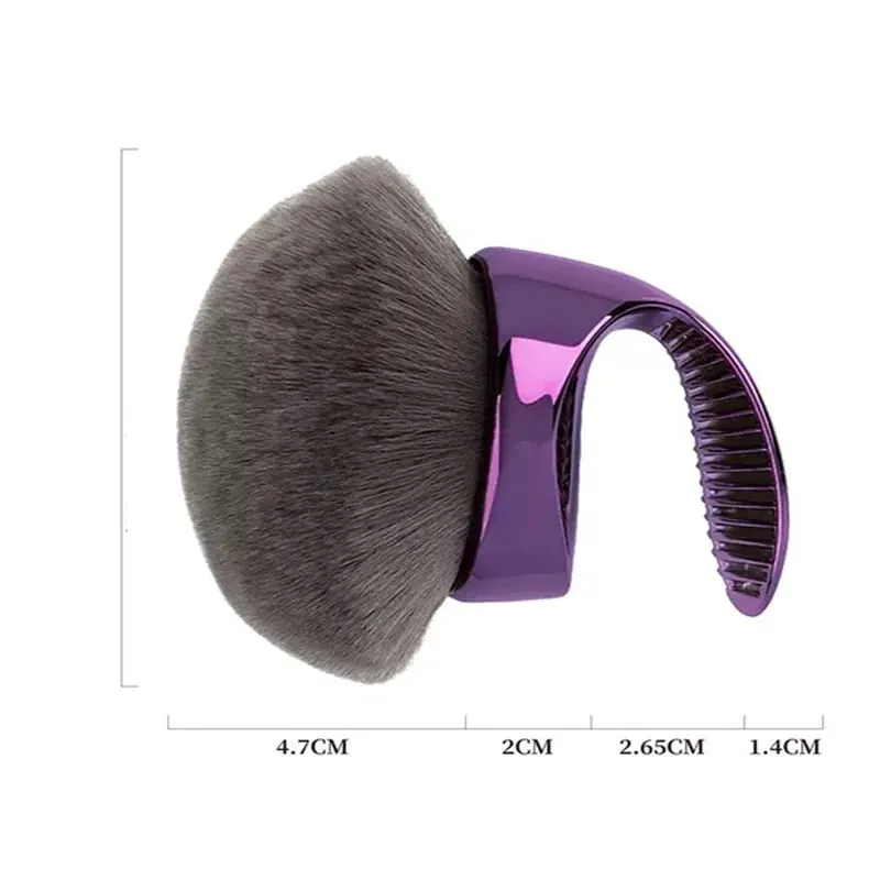 Extra grote lichaamsmake-upborstel voor zelfbruiner Beenmake-up en bronzer Zelfbruinende applicator Brede ronde kop Blur Body Kabuki-borstels — image 6
