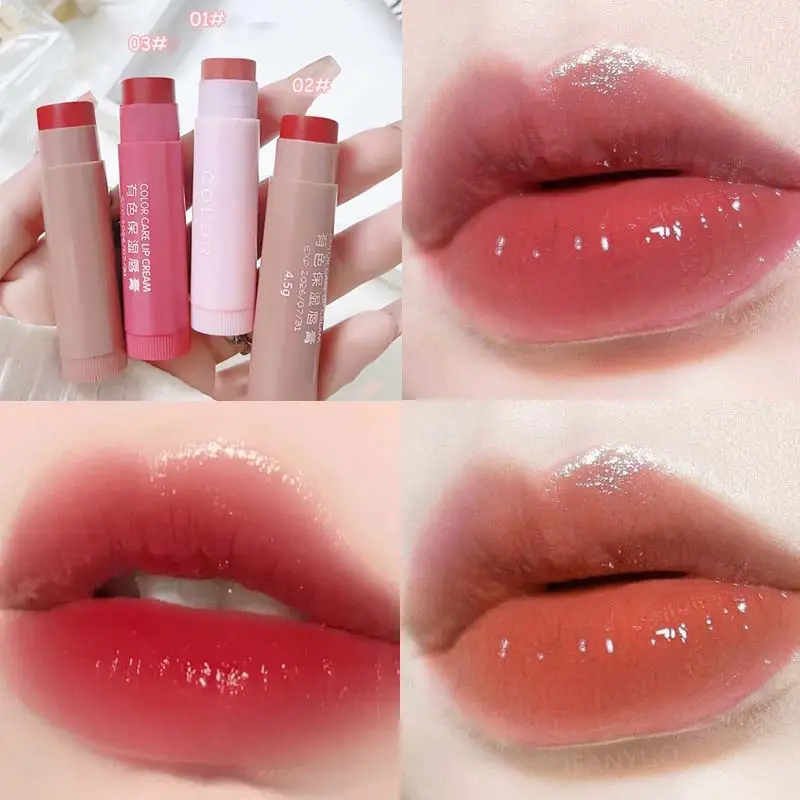 Set di oli per labbra fosforescenti in 3 pezzi Idratante a lunga durata Anti-asciugatura Rimpolpante Balsamo per labbra colorato Rossetto Dissolvenza Set di trucco per la linea delle labbra — image 2