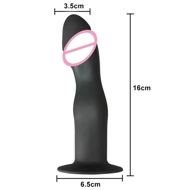 Flexibilní tekuté silikonové dildo pro začátečníky Anální kolík Prosate Massager G Bod Osobní masážní nástroj Přísavka Sexuální hračka pro ženy — image 12