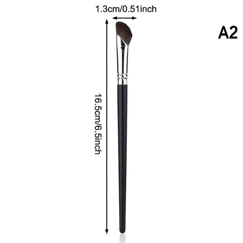 Štětec na make-up s dvojitou hlavou ve tvaru písmene U Sada štětců na kontury nosu Štětec na kontury obličeje pro přesné tvarování nosu — image 9