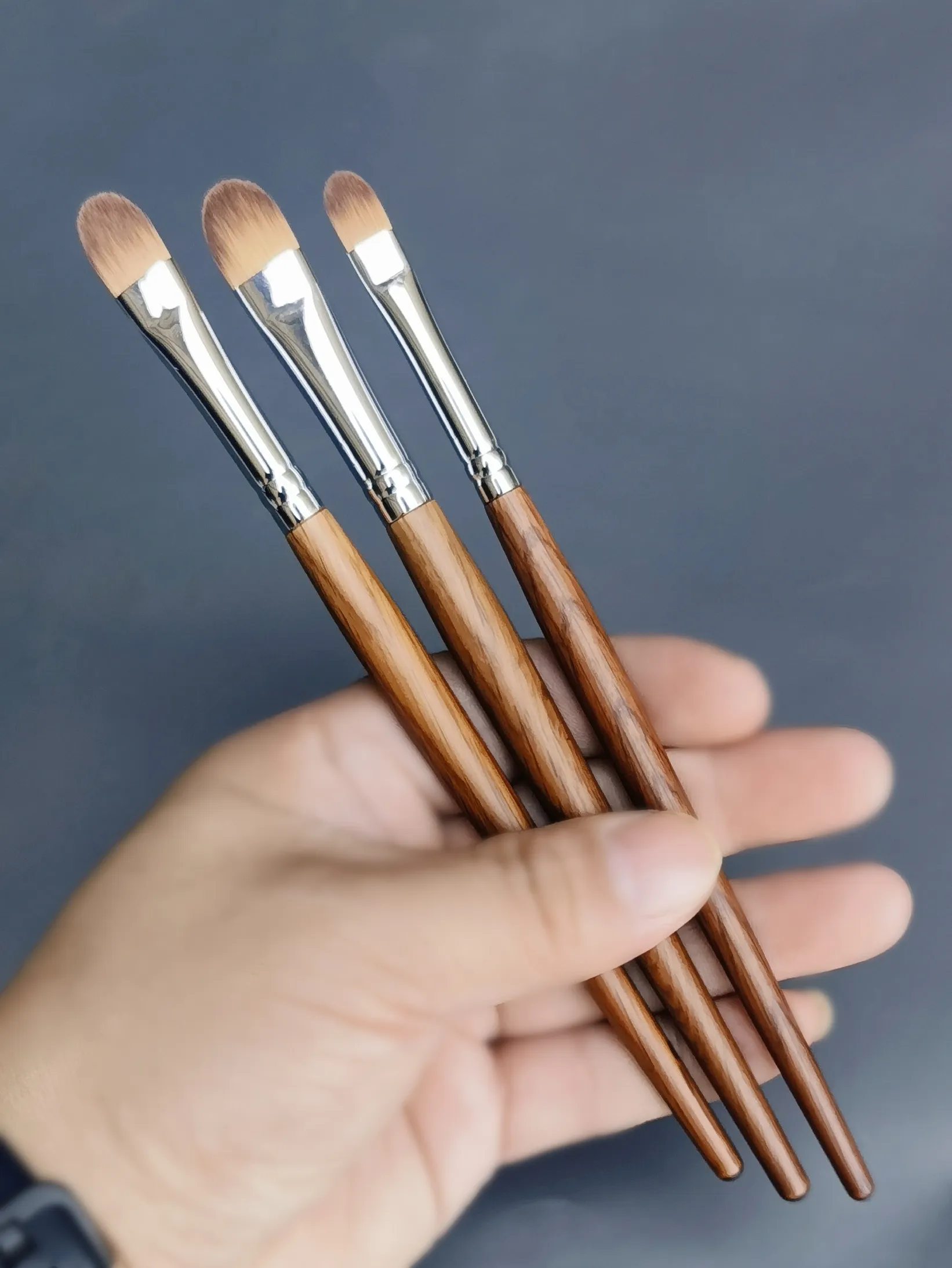 Ploché korektorové štětce Make-up Set Syntetické vlasy Profesionální korektor Kosmetický štětec Mixing Beauty Make-up Nástroje — image 4