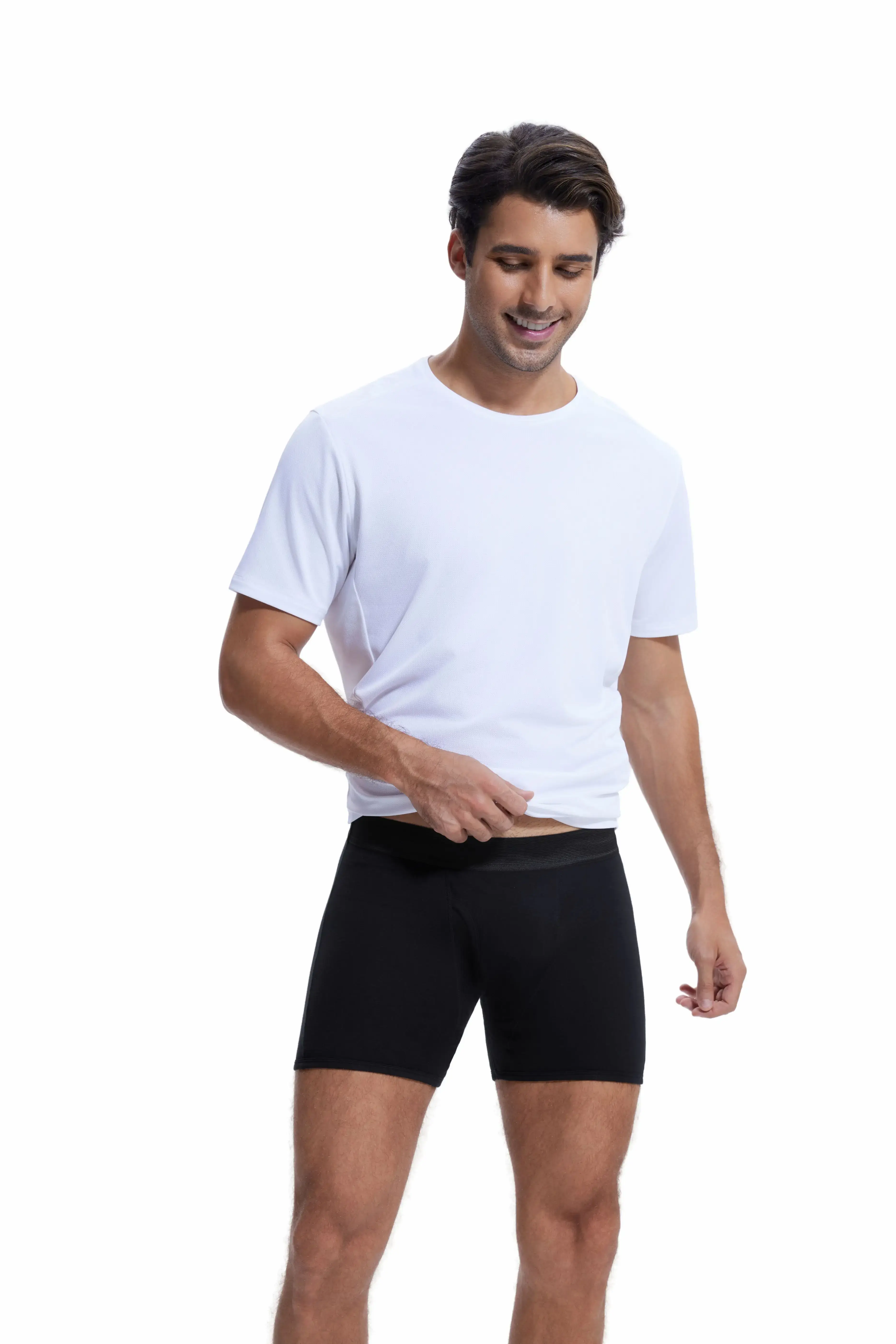 Drop shipping cotton men's incontinence underwear 200ML four-layer absorbent leak-proof menstrual incontinence underwear boxer — image 12
