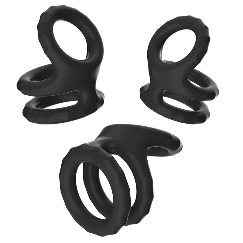 Elastisk penisring för män Gay Ejakulation Erektion Pung Bind Sexleksak Mjuk kuk Ring Man Dick Förstoringsring Vuxen Sexprodukt — image 2