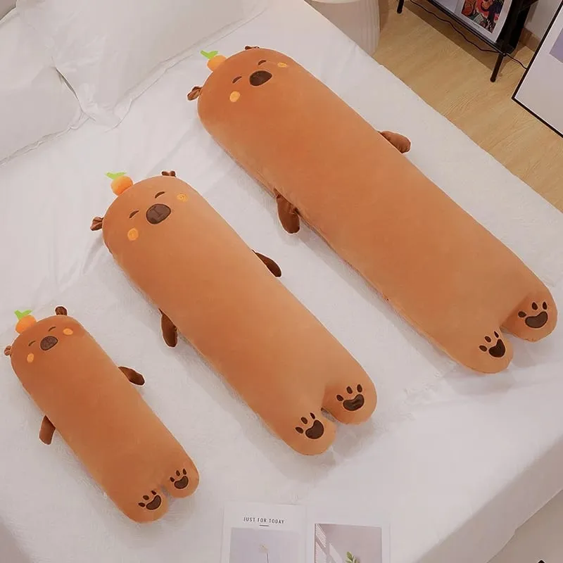 70 ซม.Capybara หมอนตกแต่งสบายน่ารักสไตล์เบาะโซฟานุ่มเตียงห้องนั่งเล่น Hug หมอนสำหรับตกแต่งบ้าน — image 6
