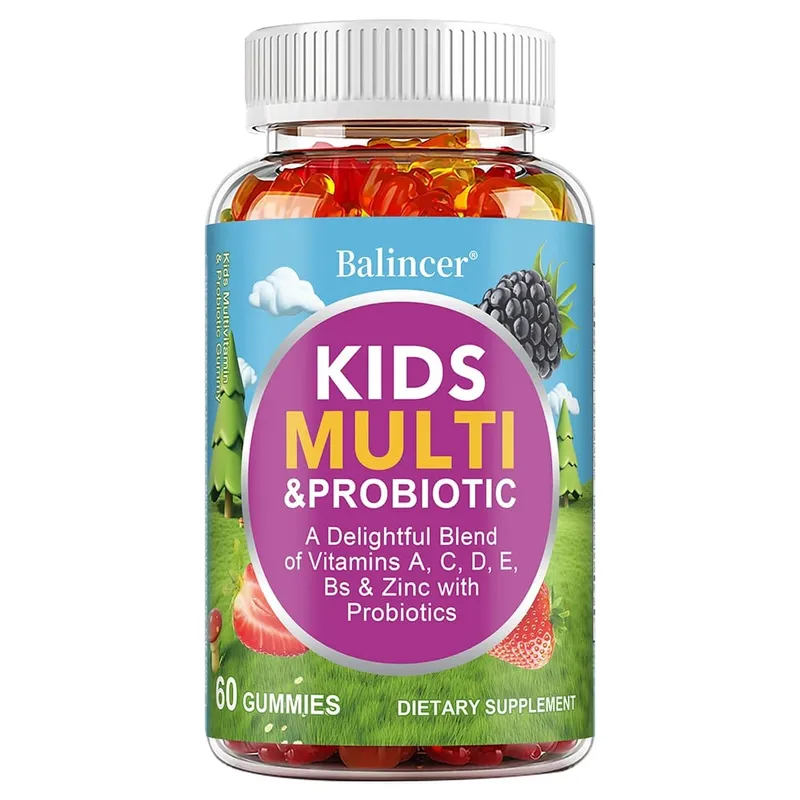 Gummies วิตามินรวมสำหรับเด็กออร์แกนิกพร้อมวิตามิน A C D E สังกะสีโปรไบโอติกส่งเสริมการย่อยอาหารและช่วยเพิ่มภูมิคุ้มกัน — image 8