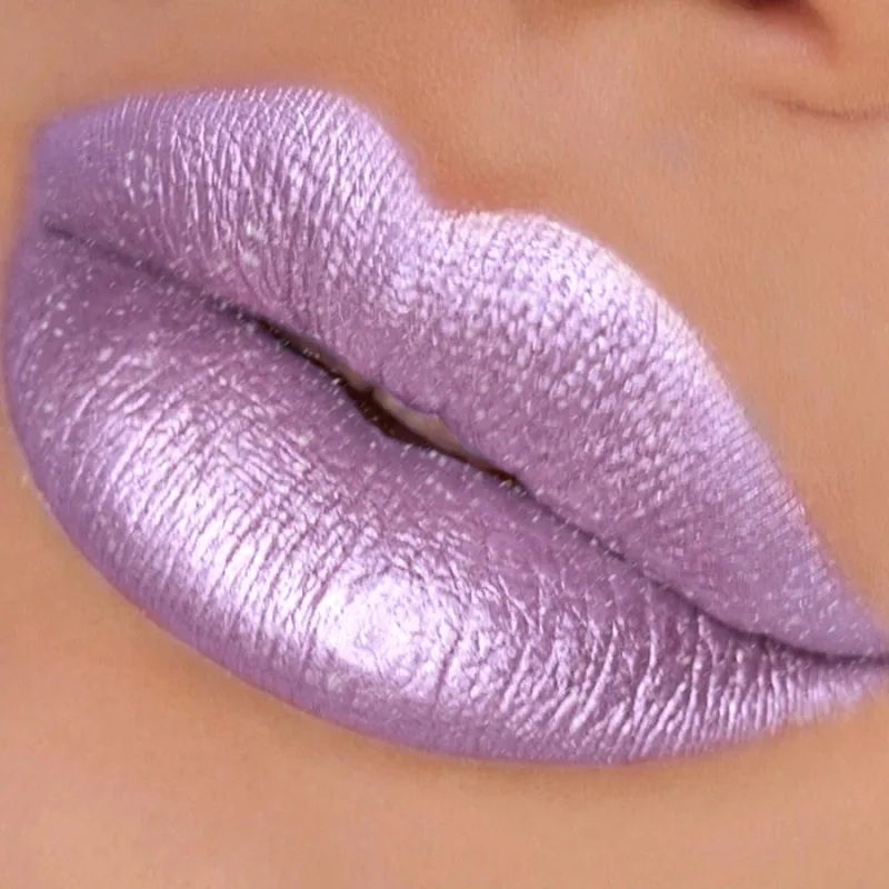 1PC glitter metallic lipstick finish hydrating 19 colors red pink sparkling highly pigmented lip tints lips makeup gifts cosmet — image 10
