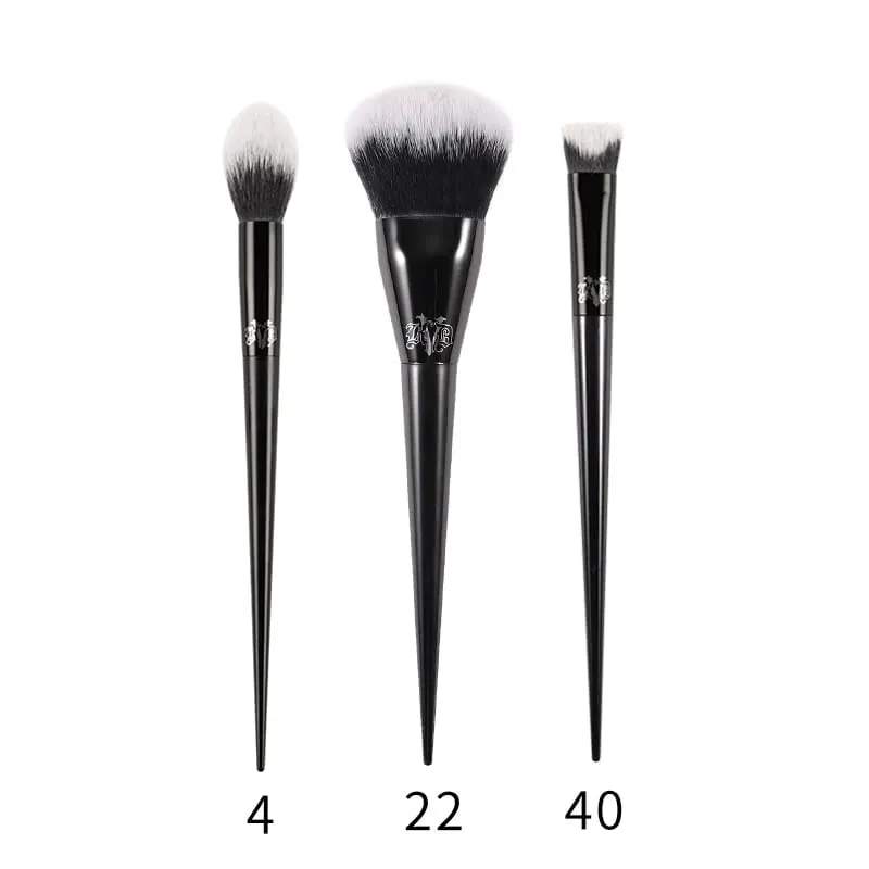 Kat Von D ensemble de pinceaux de maquillage et Kit fond de teint Blush surbrillance correcteur poudre sculptant pinceau fard à paupières marque KVD pinceau de maquillage — image 13
