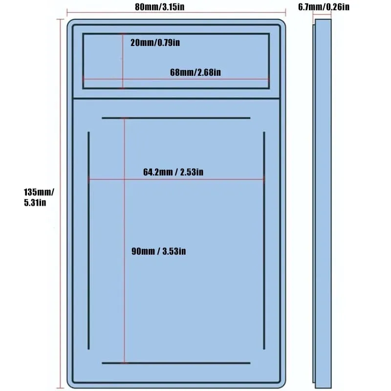 Trading Card Protector with Snap Closure Removable Graded Card Holder Durable Plastic Case Rating Card Slab — image 2
