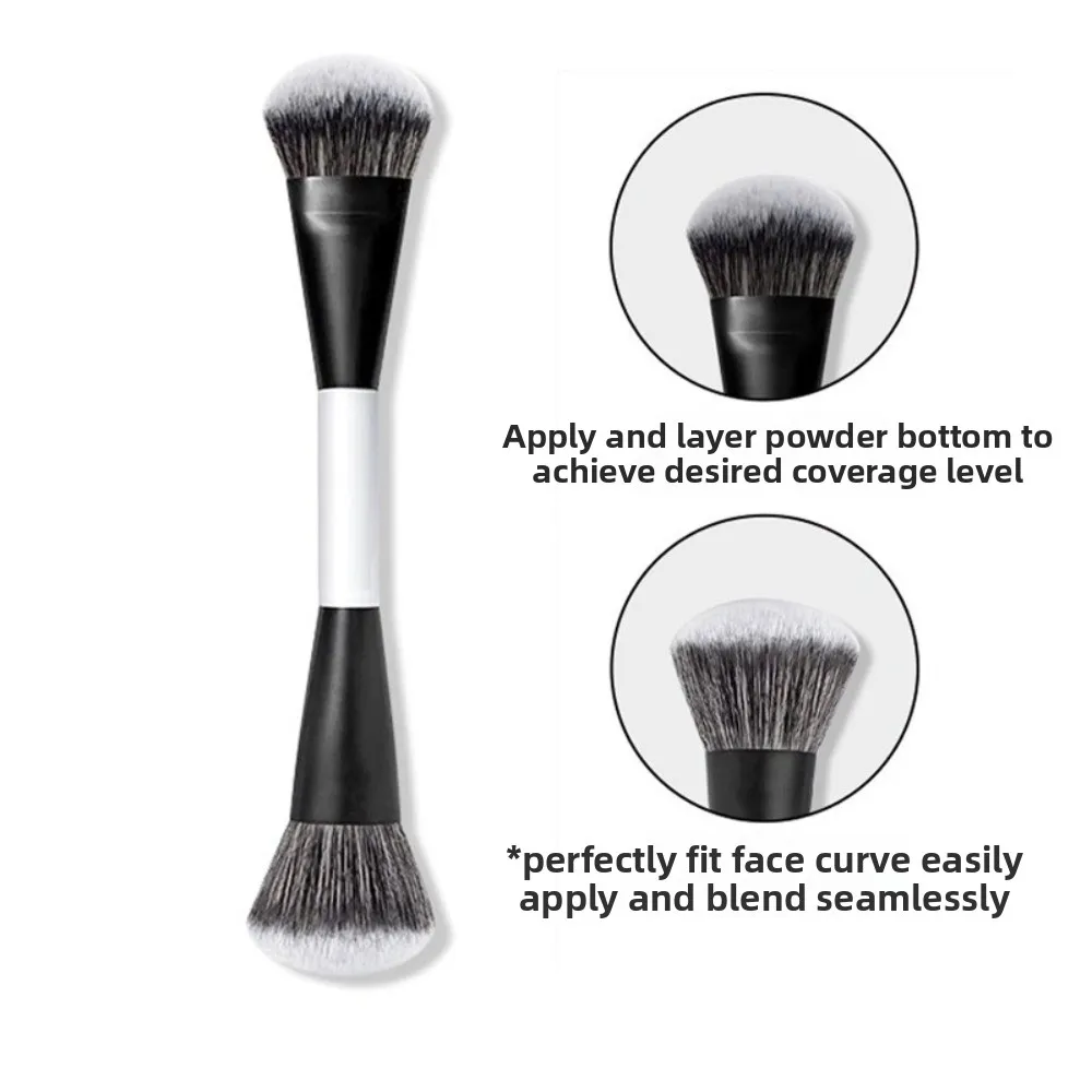 Dual-Ended F4 Contour Face Brush Mehrzweck-Lidschatten-Concealer-Pinsel mit hoher Deckkraft, kosmetischer Beauty-Puder-Rouge-Pinsel — image 1
