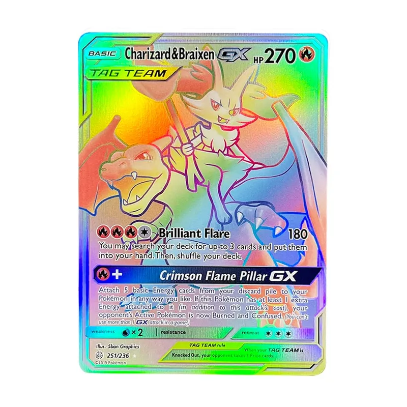 PKM Cards Holographic Charizard Ex GX Rainbow Blastoise VMAX Darkrai VSTAR Hobbies Rare Collection Battle Cards Toys Gifts