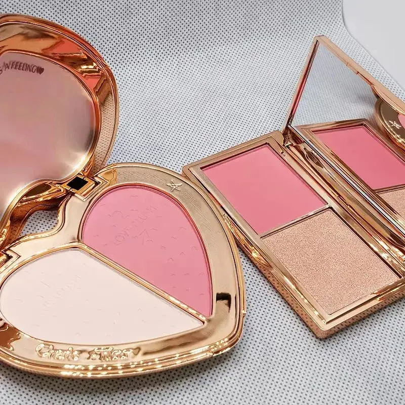 Charlotte Tilbury-aerógrafo en polvo difuminado, sin poros y resaltador, iluminador, luminoso, de larga duración, enfoque suave, brillo, regalos de maquillaje