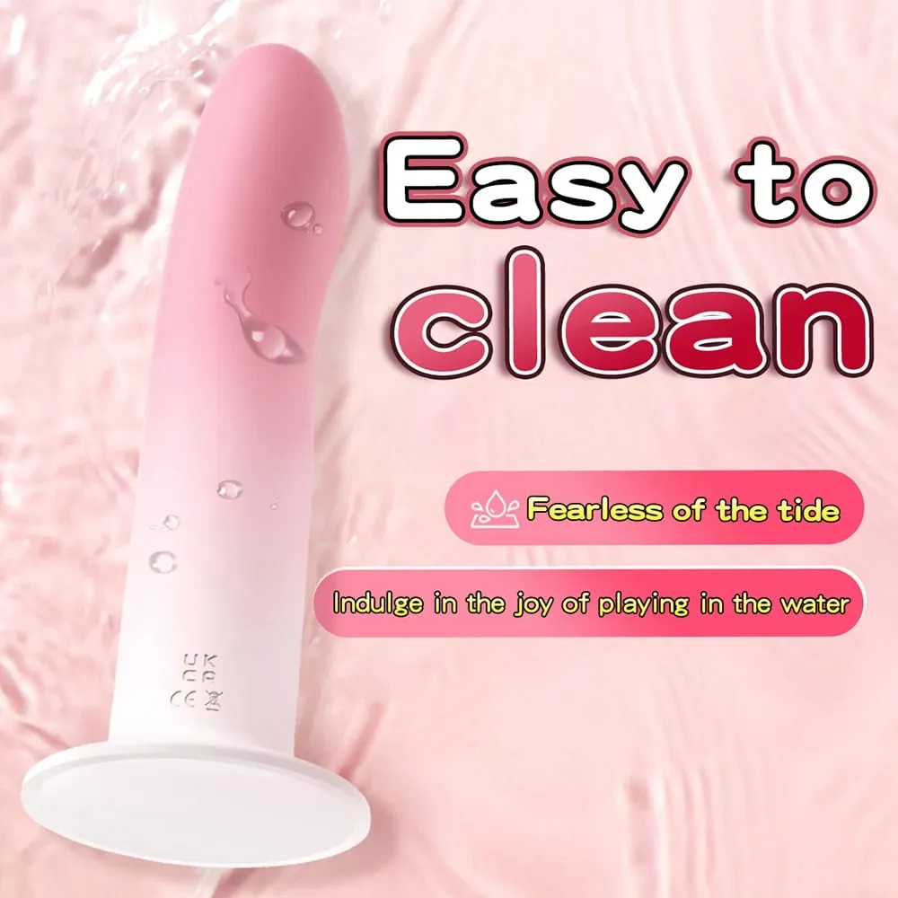 Flexibel flytande silikondildo för nybörjare G Spot personligt massageverktyg Sugkopp Analplugg Prosatmassager Kvinnlig sexleksak