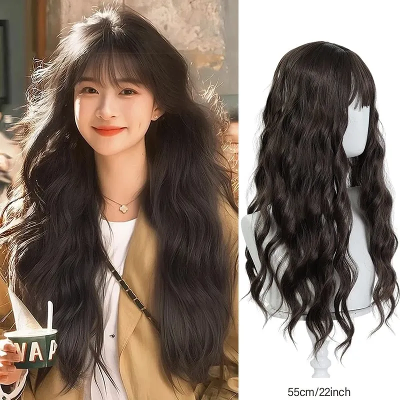 Voluminous Curly Synthetic Fiber Wig Topper – No Cap Needed BB Clips Secure Add Length & Body for Commute or Events — image 11