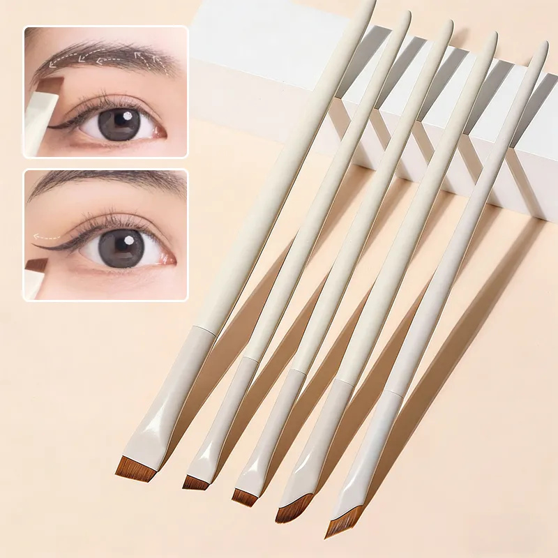 3/7/9 Make-up Kwasten Set Blade Eyeliner Borstel Wenkbrauwborstels Draagbare Fijne Schuine Hoofd Eyeliner Wenkbrauwborstel Make-Up Tool — image 1