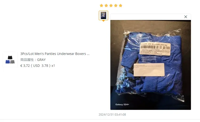 3 Cái/lốc Quần Lót Nam Quần Lót Võ Sĩ Thoáng Khí Người Boxer Chắc Chắn Quần Lót Nam Thoải Mái Thương Hiệu Quần Short Xanh Đen Quần Lót — image 2