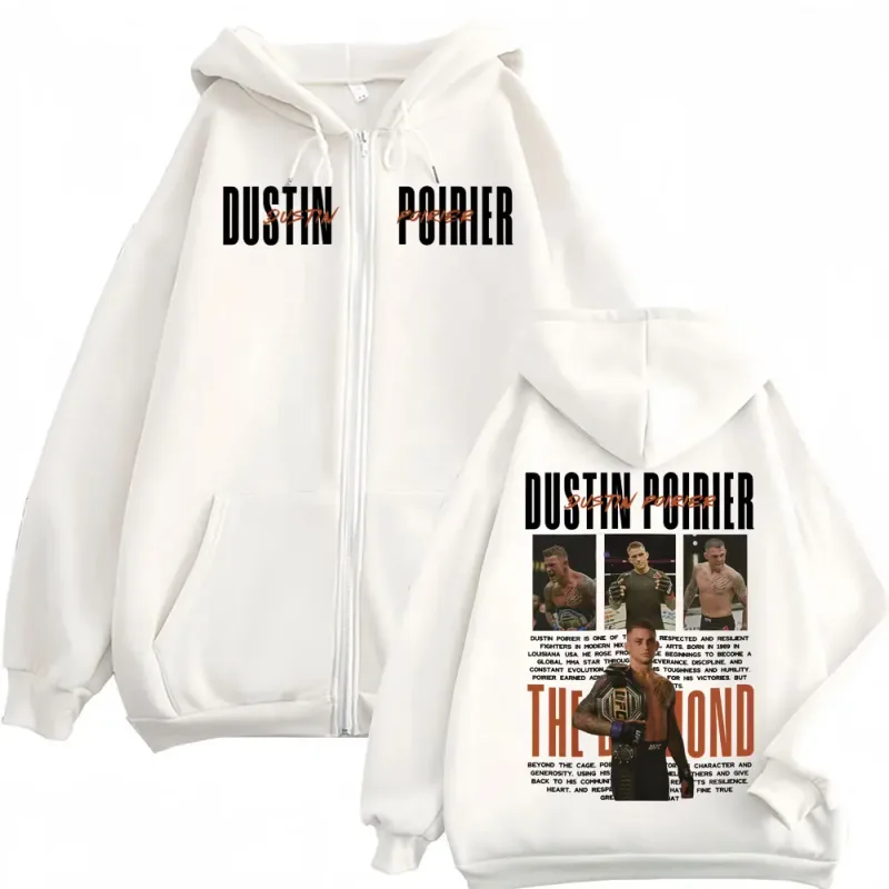 Limited DUSTIN POIRIER THE DIAMOND Zipper Hoodies Men Women Fashion Violence Aesthetic Sweatshirts Coats Casual Zip Up Pullovers — image 6