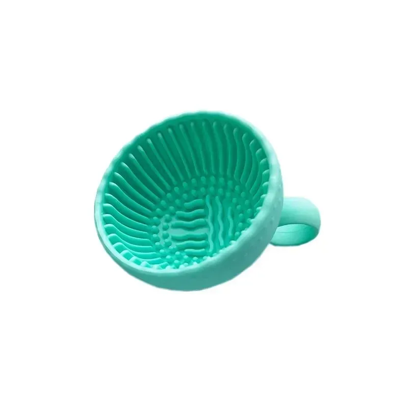 Čistič štětců na make-up Skládací miska na čištění labutěnky Štětce na oční stíny Wash Clean Mat Kosmetické nástroje Měkká silikonová krabička na čištění — image 10