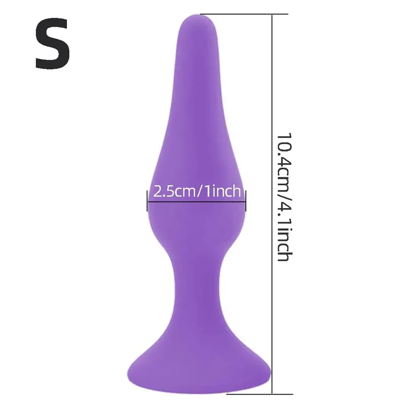 Plugue anal de silicone para iniciantes, plugue anal para homens e mulheres, massageador de próstata para gays, mini bala anal, masturbador, brinquedo sexual para homens — image 11