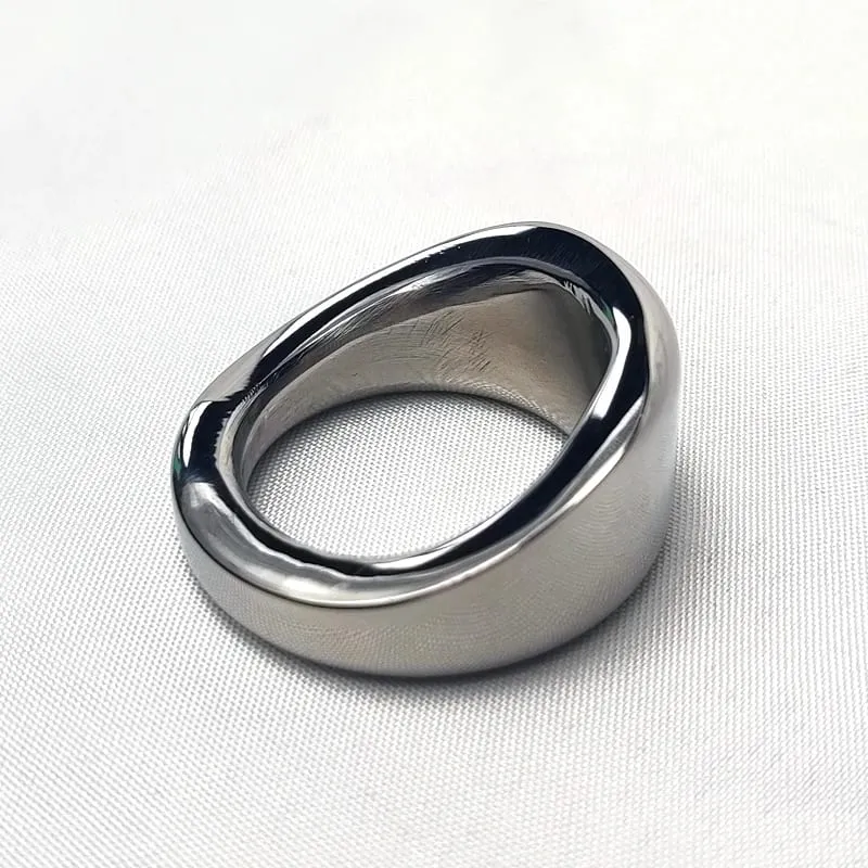 Acciaio inossidabile Metallo Blocco del pene Anello del rubinetto Eiaculazione di ritardo Palla Scroto Barella Erezione Anello del rubinetto Schiavo Giocattolo del sesso maschile Uomo — image 5