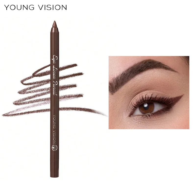 Wodoodporny perłowy niebiesko-zielony eyeliner w ołówku długotrwały metaliczny brokatowy eyeliner w żelu o wysokiej pigmentacji punkowy makijaż oczu — image 11
