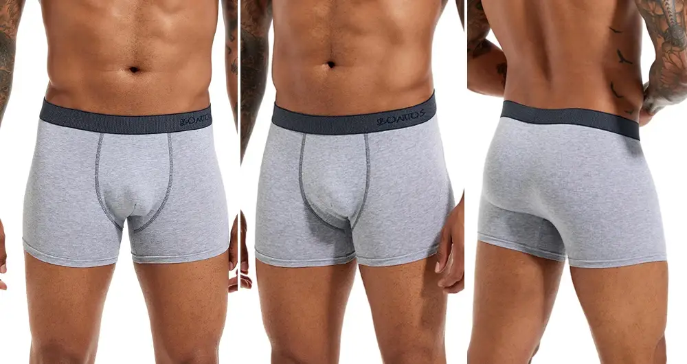 6pcs/pack Boxer Briefs Solid Color Men's Panties Cotton Underwear Men Underpants Letter Elastic Waistband Man Undrewear Shorts — image 10