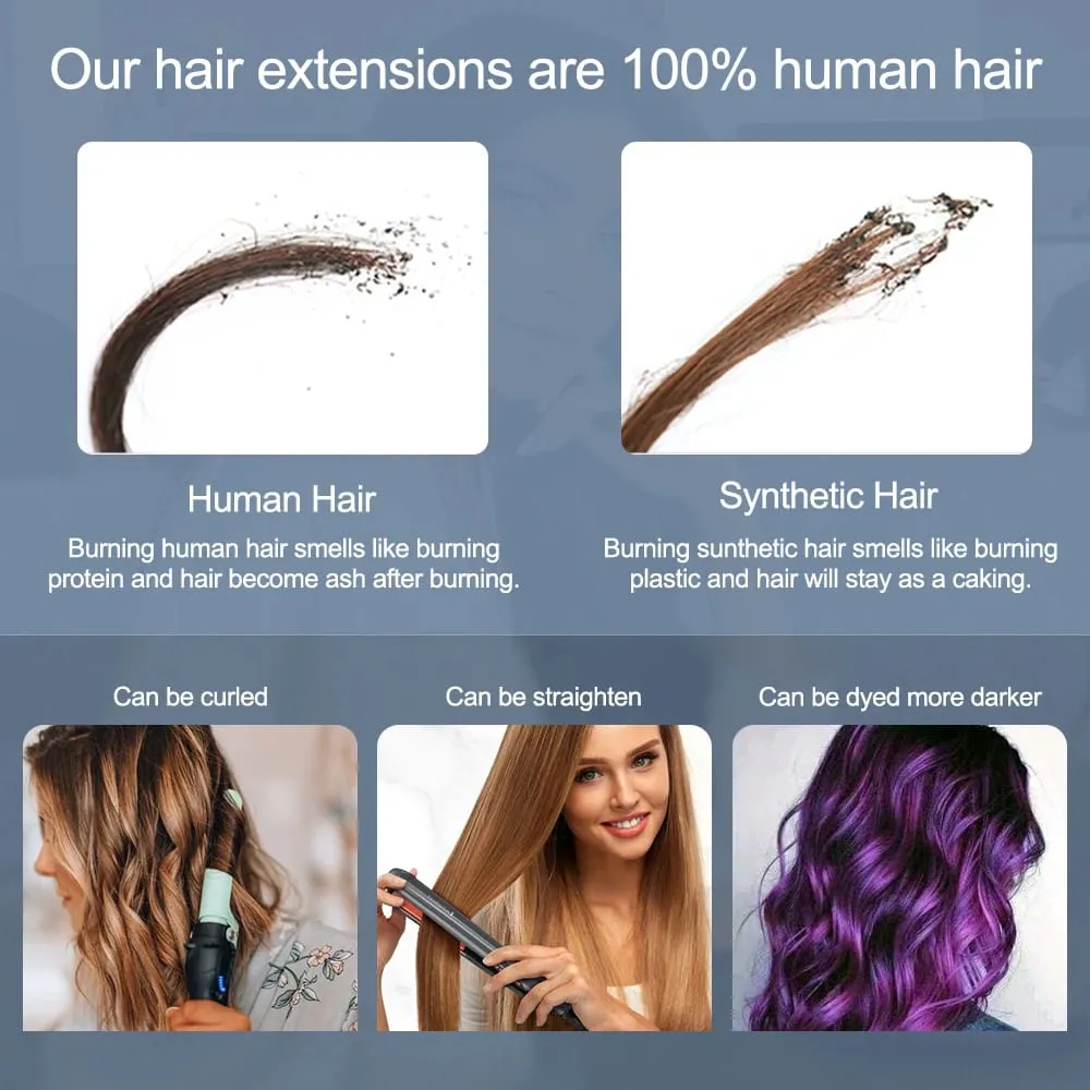 Remy egyenes szalag emberi hajhosszabbításhoz 20 db Omber szőke szalag hajhosszabbításhoz Skin Weft természetes haj 14-24 hüvelykes láthatatlan — image 6