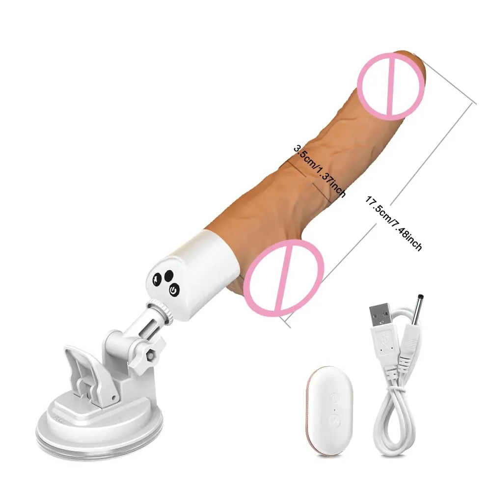 Y-Pao 自動加熱推力假陽具震動器強力伸縮按摩器附吸力底座遙控成人玩具 18+ — image 6