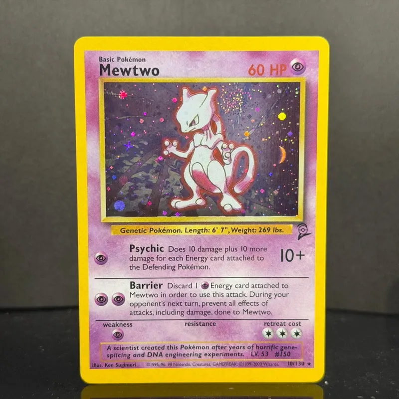 Poket 2000 Set Pangkalan 2 OG Nostalgia Koleksi Hitmonchan Scyther Clefable Pidgeot Mewtwo Proksi Holo Tradisional — image 15