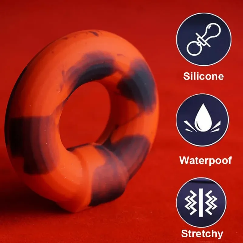 Ritardare L'eiaculazione Erezione Del Pene Anello Del Rubinetto Del Silicone Cockring Penisring Palla Morbida Barella Che Si Estende Giocattoli Del Sesso per Gli Uomini — image 3