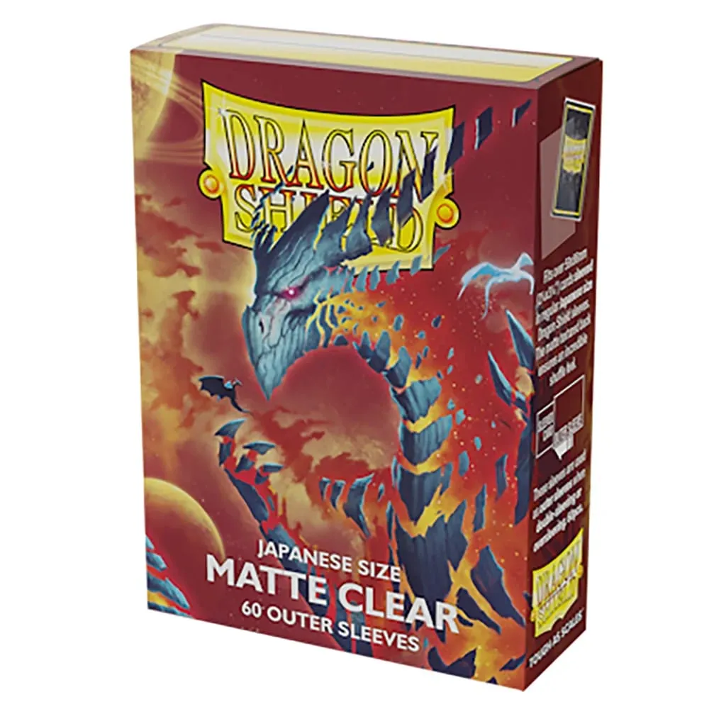 60 ชิ้น/กล่อง Matte CLEAR ญี่ปุ่นขนาด Dragon SHIELD การ์ดใช้สำหรับ YGO การ์ดเกมที่สมบูรณ์แบบสำหรับ YGO เกมการ์ด — image 2