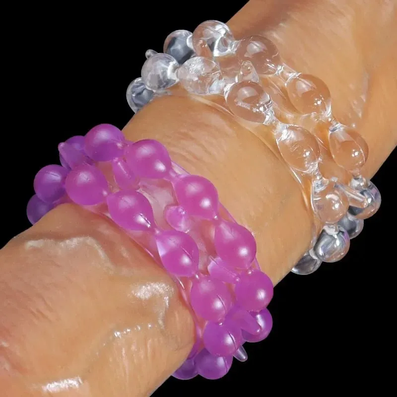 Siliconen Penis Ring Kralen Clitoris Stimuleren Voorhuid Correctie Cock Ringen Vertraging Ejaculatie G-spot Massage Speeltjes voor Mannen — image 3