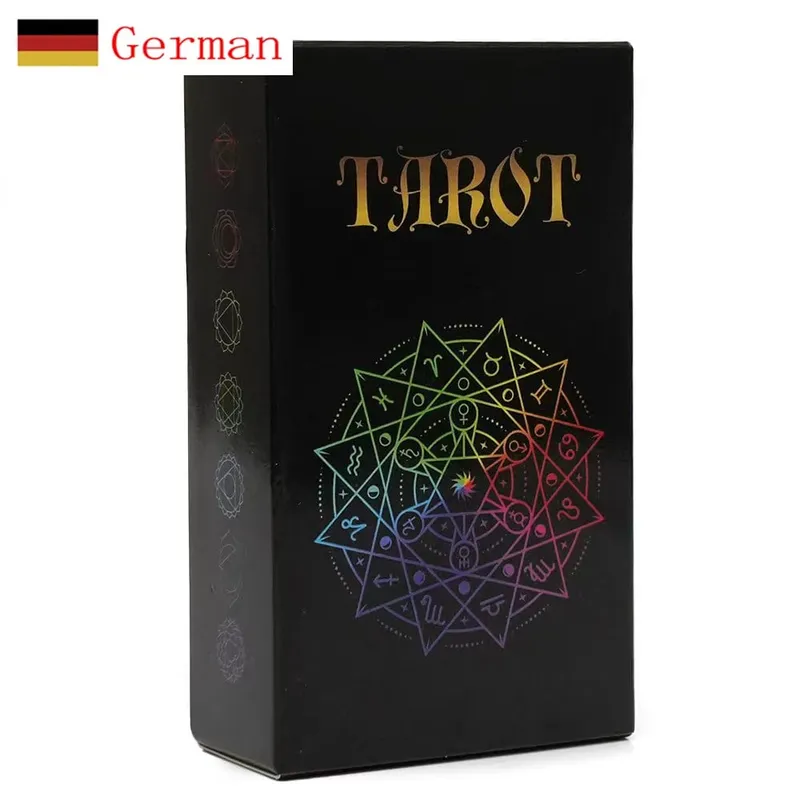 German 78pcs Das Schamanische Seelen Orakel Tarot Deck Prophecy Divination Comics Tarot Cards Family Party Board Game Toy — image 9