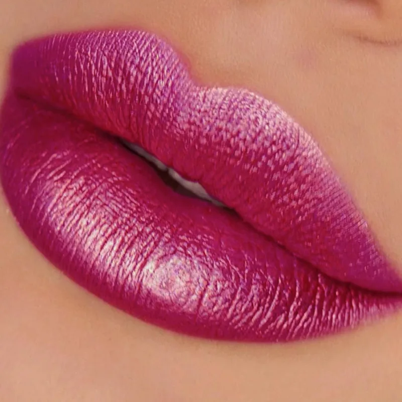 1PC glitter metallic lipstick finish hydrating 19 colors red pink sparkling highly pigmented lip tints lips makeup gifts cosmet — image 4