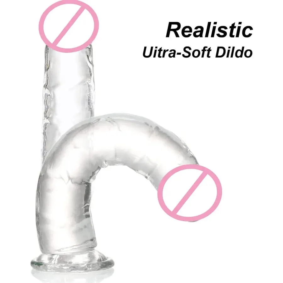 Súper barato, 6 tamaños, consolador de gelatina suave realista, tapón Anal, tapones anales, juguete sexual para adultos para mujeres y hombres, masturbador vaginal y Anal — image 4