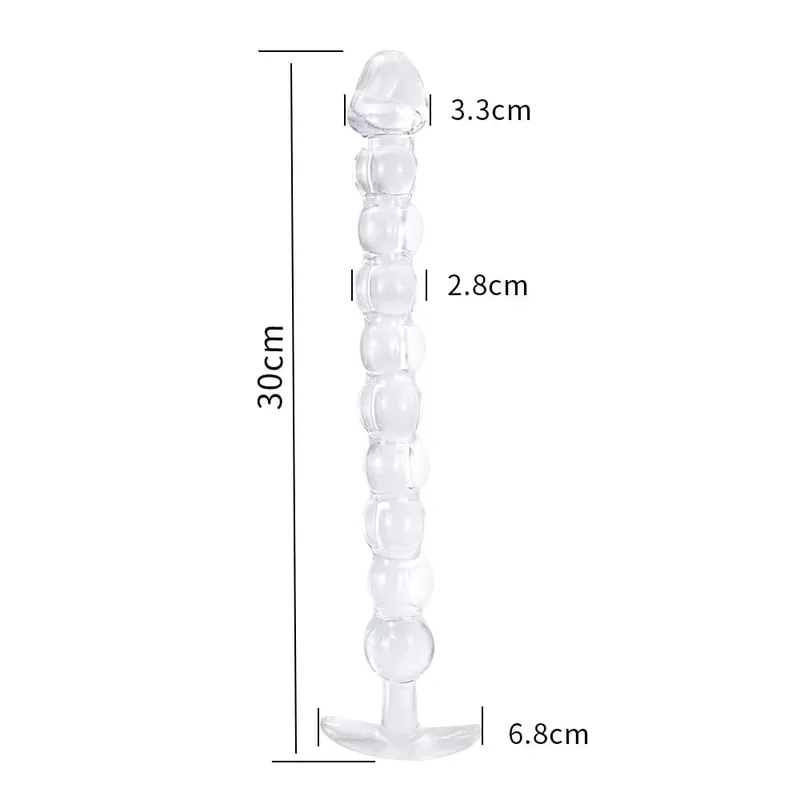 Perline anali lunghe Palline Butt Plug grande Big Buttplug Giocattoli erotici del sesso per donna Uomo Dilatatore gay Massaggiatore prostatico Prodotti per adulti