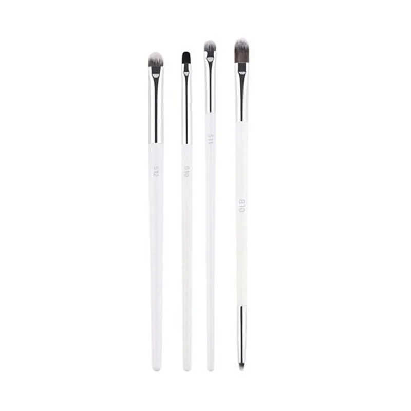 1pc Weiß Pulver Make-Up Pinsel 3D Flüssige Foundation Basis Make-up Pinsel Lidschatten blending Detail Gesicht Auge Concealer schönheit werkzeug — image 15