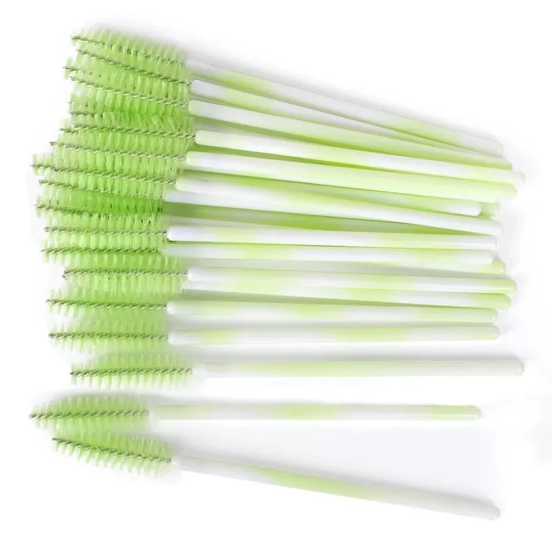 50/100 Pz Spazzola per trucco Ciglia Spazzole per sopracciglia Pettine Usa e getta Mascara Bacchetta Estensione ciglia Forniture Cosmetici Strumenti per il trucco — image 13