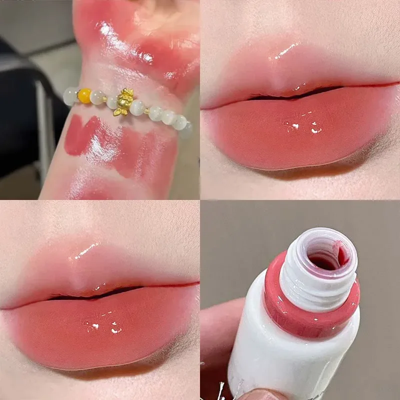 Herorange Glossy Lip Gloss Увлажняющий водянистые пухлые губы, стойкий на осень-зиму — image 9
