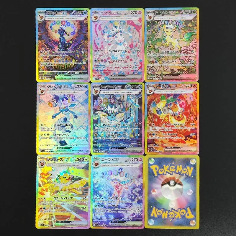 PKM japán fólia proxy kártya Sv11W fehér fáklya Sv11B fekete csavar Reshiram Zekrom Ex Victini 288/sv-P játékgyűjtemény kártya játék — image 21