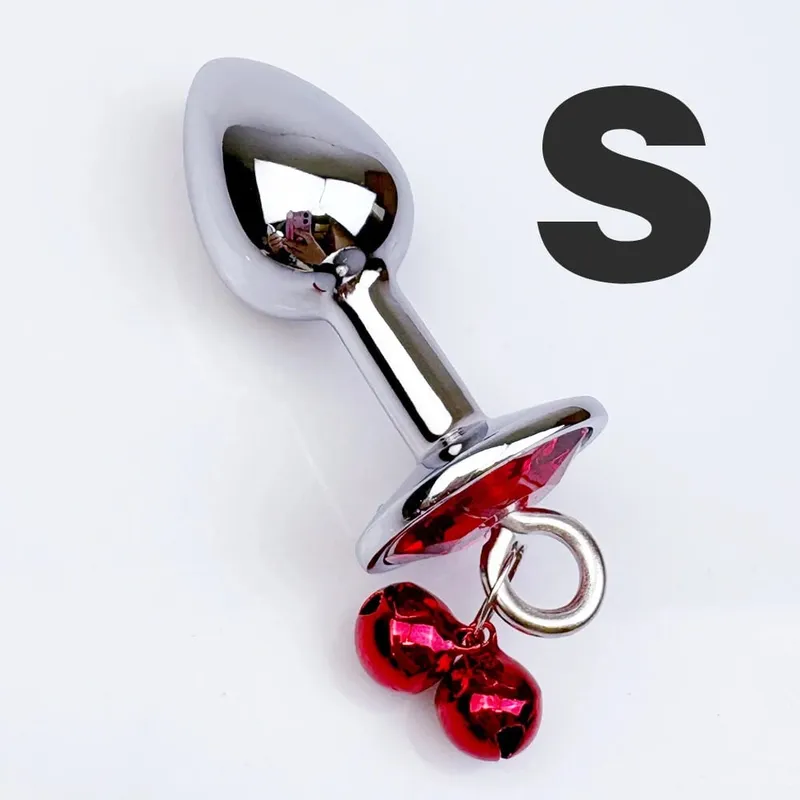 1 stk Metalklokker Analstik Tre størrelser Analstik Butt Plug G-Point Massage Analmotion Onani Udendørs Dildoer Sexlegetøj — image 9