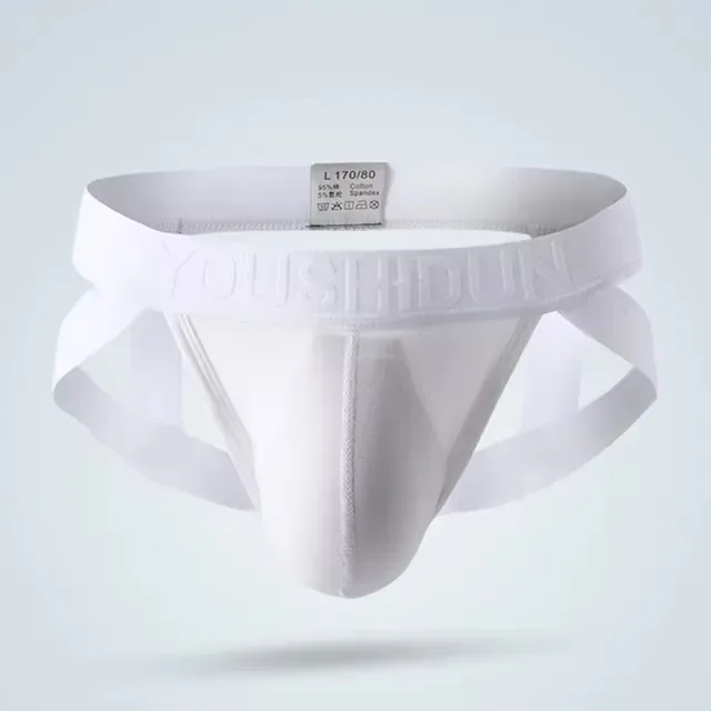 1 PCS New Men Sexy Low Rise Panties G-strings Thong Jock Strap Underwear Briefs Convex Pouch Underpants Gays Clothes Lingerie — image 13