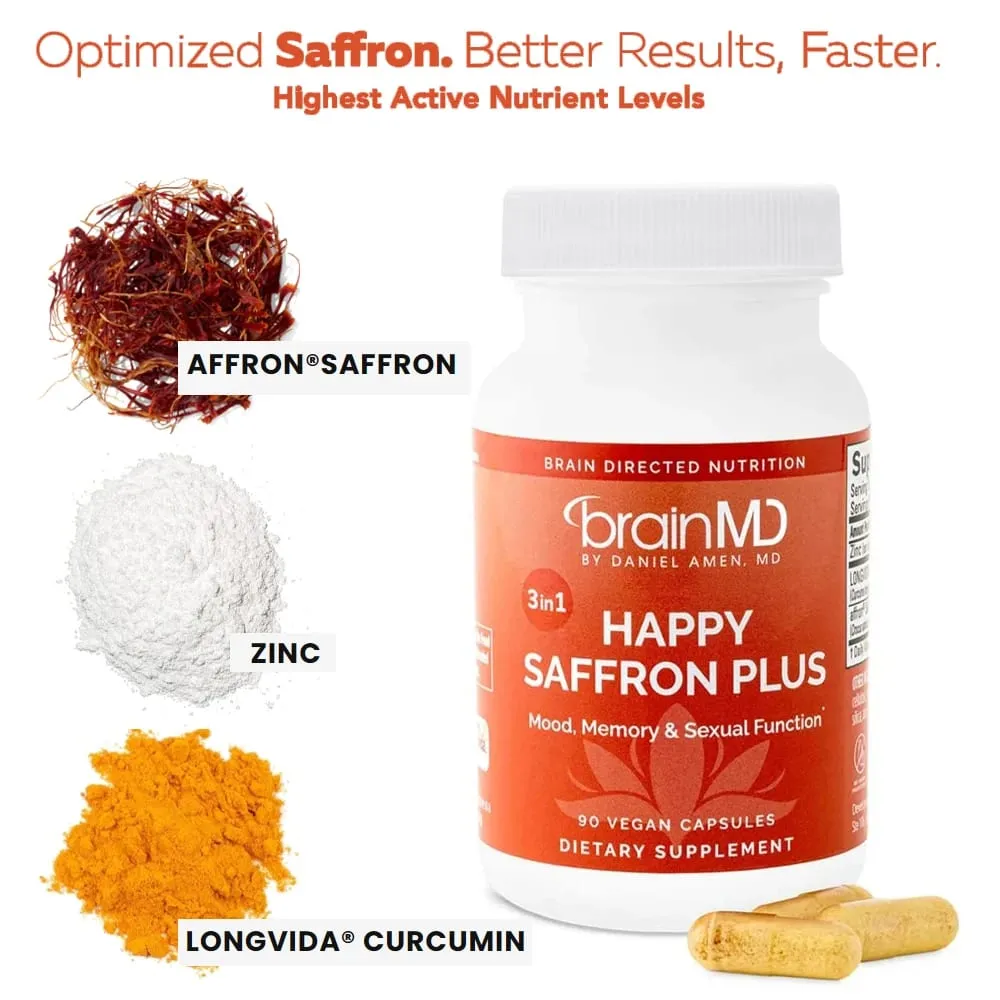 Safranpräparate mit Safranblütenextrakt, Curcumin und Zink für Stimmungsgedächtnis und Augengesundheit. Gelenkpräparate für Männer und Frauen — image 2