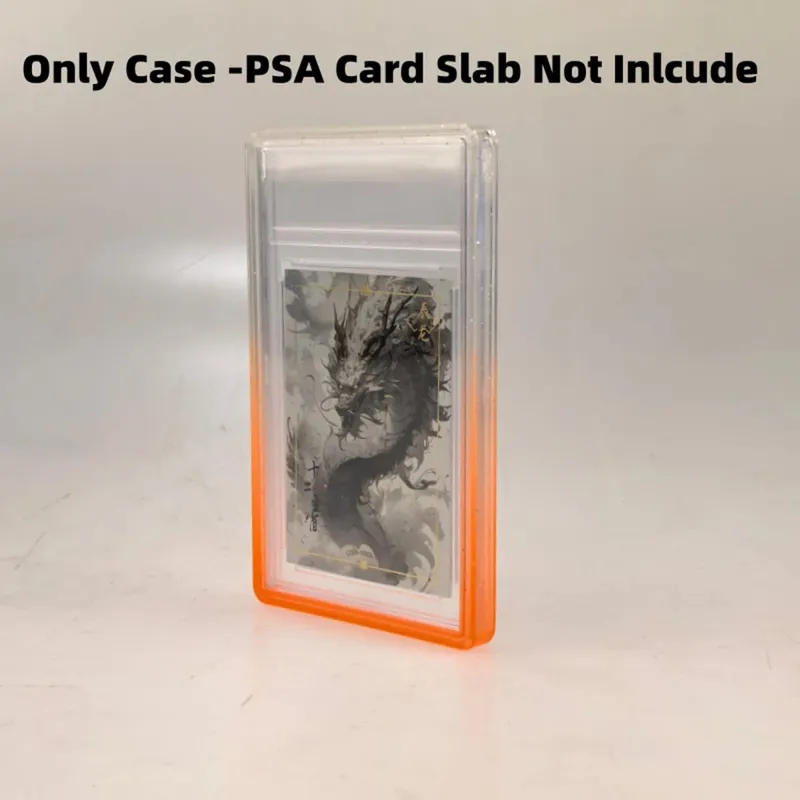 Glitzernde TPU-Slab-Stoßstangenschutzhülle mit schützender Haut und transparenter Rückseite für PSA 35PT-Sammelkarten — image 16